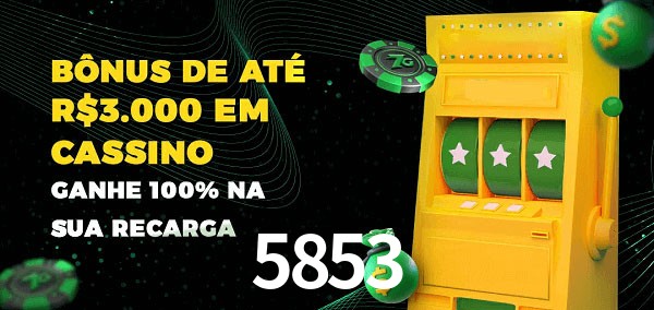5853 melhor bônus de depósito